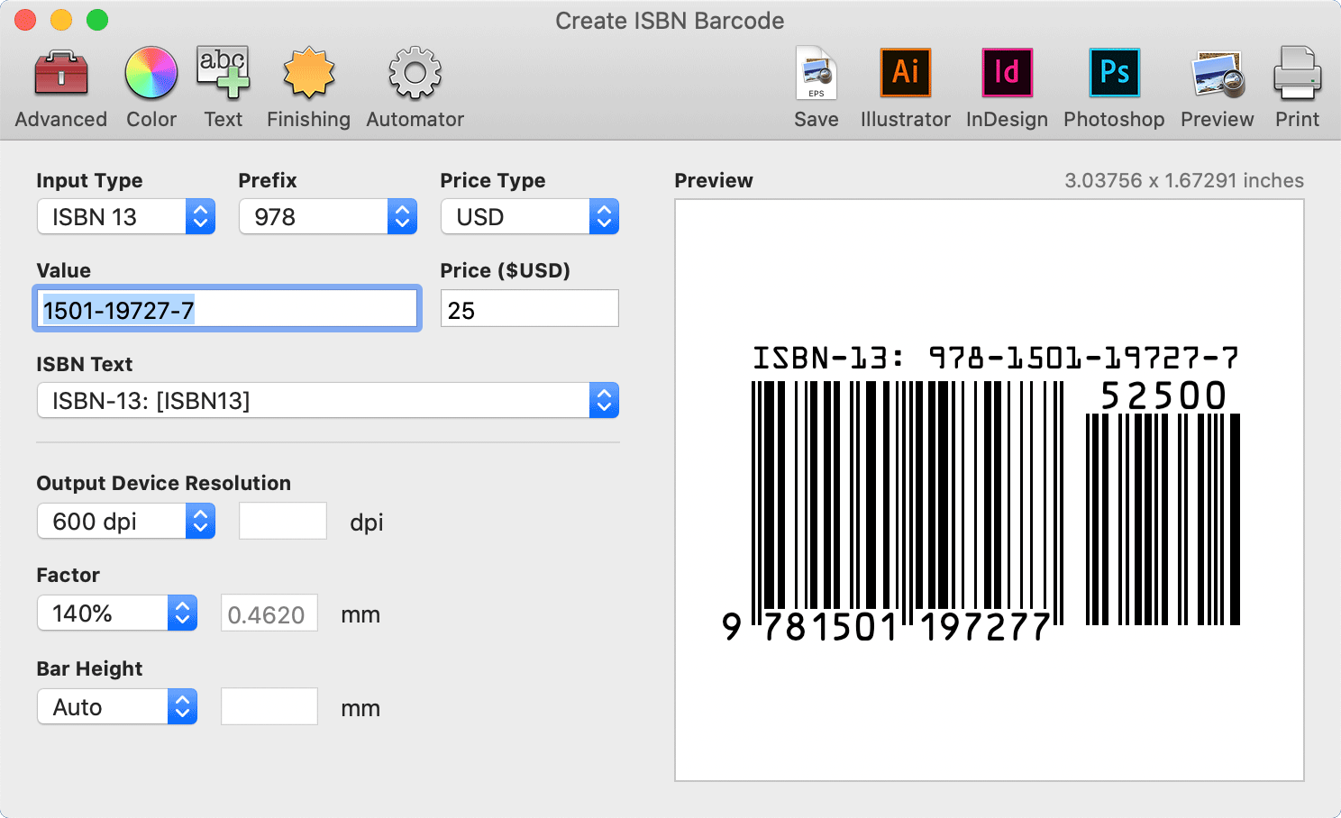Barcode generator download mac software